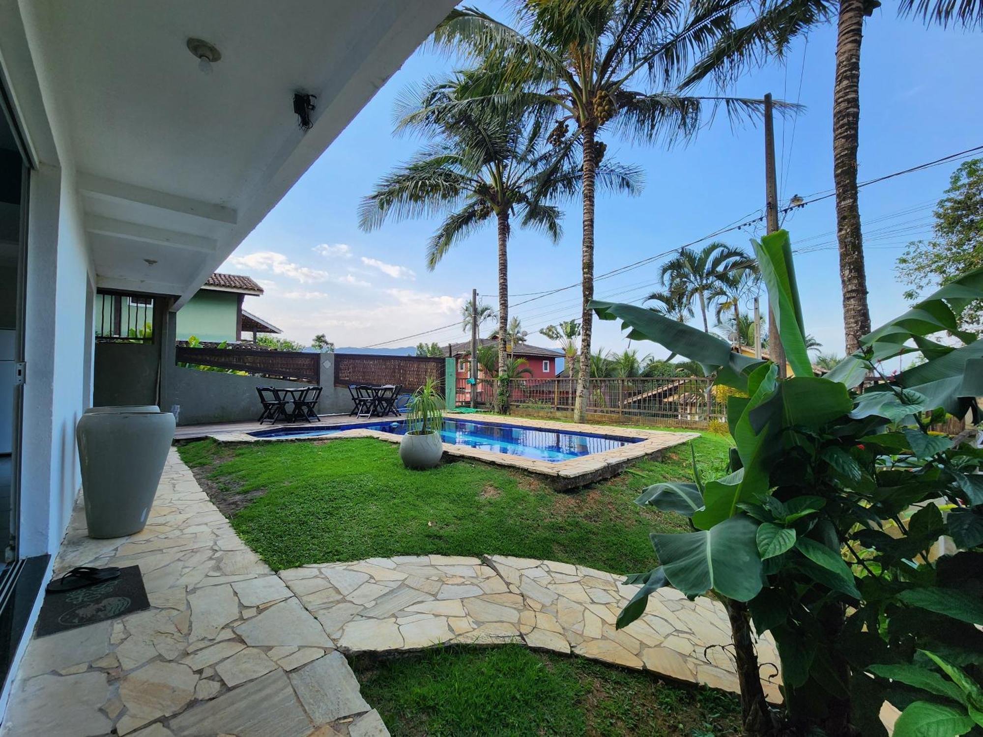Bela Casa De 4 Suites Com Piscina E Vista - Curral Ilhabela Buitenkant foto