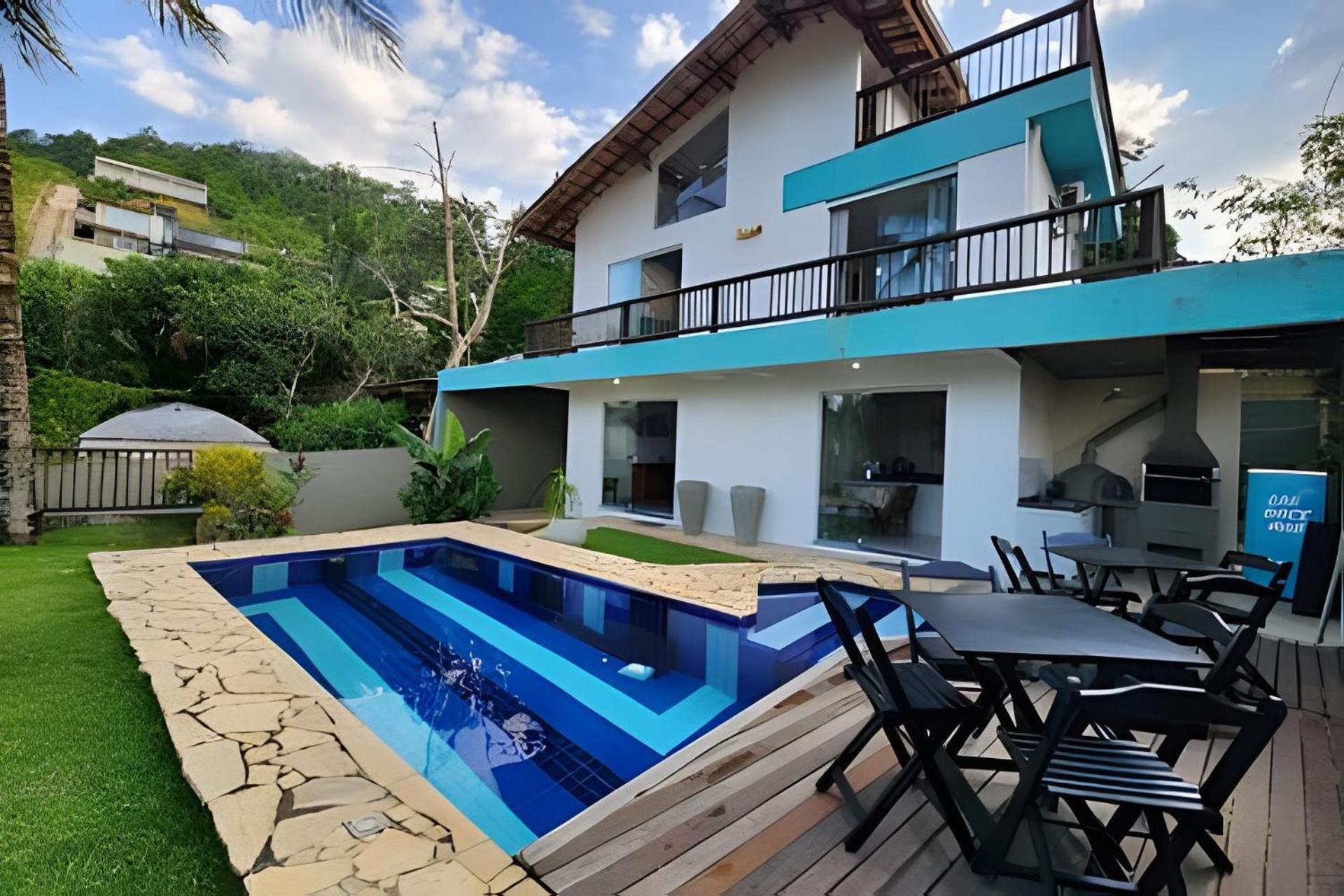 Bela Casa De 4 Suites Com Piscina E Vista - Curral Ilhabela Buitenkant foto