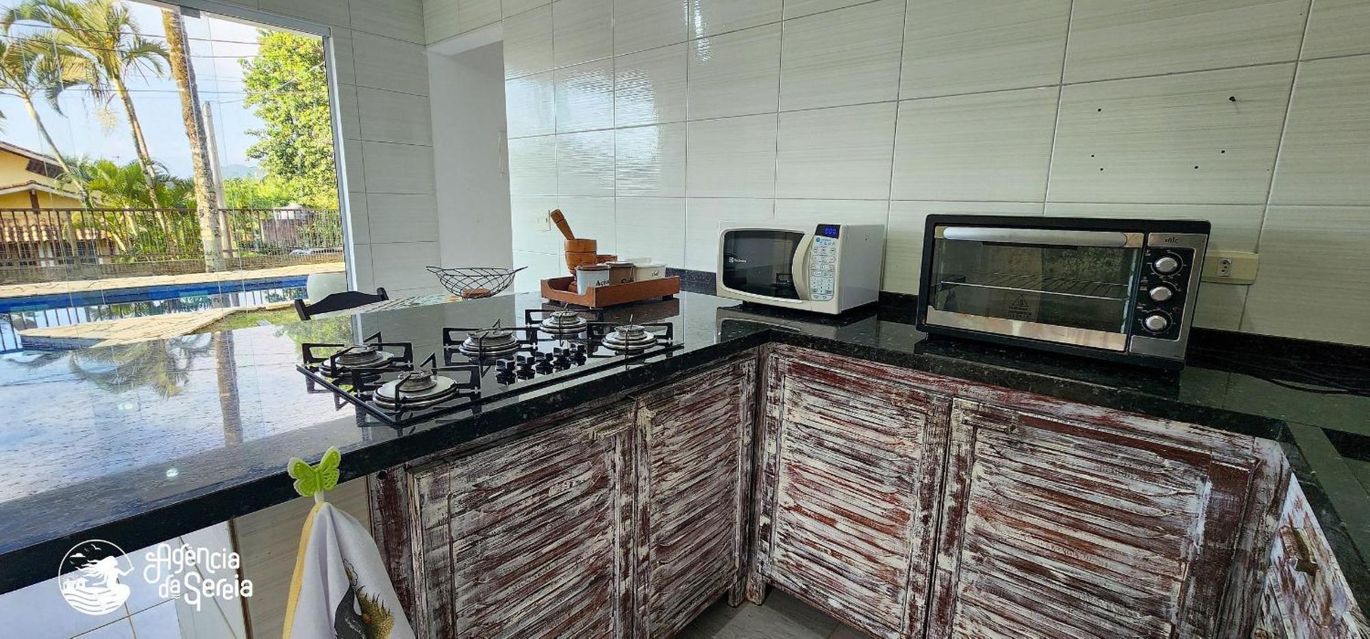 Bela Casa De 4 Suites Com Piscina E Vista - Curral Ilhabela Buitenkant foto